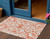 3' X 5' Coral And Ivory Damask Washable Indoor Outdoor Area Rug - Coral, Ivory