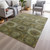3' X 5' Gold And Beige Medallion Washable Indoor Outdoor Area Rug