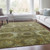 3' X 5' Gold And Beige Medallion Washable Indoor Outdoor Area Rug