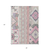 3' X 5' Pink Gray And Ivory Aztec Washable Indoor Outdoor Area Rug