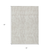 5' X 8' Beige And Ivory Tribal Washable Indoor Outdoor Area Rug