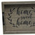 16" Dark Gray And Black Home Sweet Home Serving Tray With Handles And LED Lights