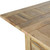 65" Brown Solid Wood Self-Storing Leaf Extendable Dining Table