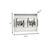 16" Gray And Black Farm Fresh Serving Tray With Handles