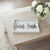 16" Gray And Black Farm Fresh Serving Tray With Handles