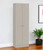71" Light Gray Wood Pantry Or Storage Closet Particle Board