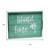 16" Aqua And White Island Time Serving Tray With Handles