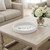 14" Gray And Black Beautiful Round Serving Tray With Handles