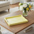 16" Yellow And White Happy Easter Serving Tray With Handles