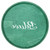 14" Green And White Believe Round Serving Tray With Handles