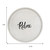 14" Gray And Black Relax Round Serving Tray With Handles