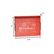 16" Red And White Freedom Serving Tray With Handles