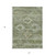 5' X 8' Olive Green And Fern Green Southwestern Washable Indoor Outdoor Area Rug - Olive Green, Fern Green