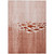 3' X 5' Terra Cotta Copper And Ivory Nautical Washable Indoor Outdoor Area Rug