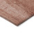 3' X 5' Terra Cotta Copper And Ivory Nautical Washable Indoor Outdoor Area Rug