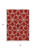 5' X 8' Red And Ivory Geometric Washable Indoor Outdoor Area Rug Modern Style - Red, Ivory Color