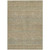 5' X 8' Beige And Taupe Striped Washable Indoor Outdoor Area Rug