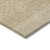 5' X 8' Gold And Ivory Chevron Washable Indoor Outdoor Area Rug - Gold, Ivory