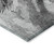 5' X 8' Gray And Silver Horse Washable Indoor Outdoor Area Rug