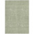 3' X 5' Green And Ivory Geometric Washable Indoor Outdoor Area Rug Transitional Style - Green, Ivory Color