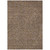5' X 8' Brown Gold And Ivory Polka Dot Washable Indoor Outdoor Area Rug