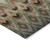 5' X 8' Taupe Olive Green And Beige Southwestern Washable Indoor Outdoor Area Rug