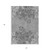 5' X 8' Gray Charcoal And Ivory Floral Washable Indoor Outdoor Area Rug