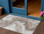 3' X 5' Taupe And Silver Abstract Washable Indoor Outdoor Area Rug