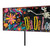 36" Black Cinco de Mayo Solid Wood Garden Stake