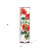 36" Green Red And White Geranium Solid Wood Porch Sign