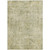 5' X 8' Sage And Beige Abstract Washable Indoor Outdoor Area Rug - Sage, Beige