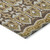 5' X 8' Gold Brown And Beige Moroccan Washable Indoor Outdoor Area Rug