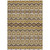 5' X 8' Gold Brown And Beige Moroccan Washable Indoor Outdoor Area Rug