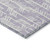 3' X 5' Lavender And Ivory Tribal Washable Indoor Outdoor Area Rug