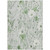 3' X 5' Mint Green And Ivory Floral Washable Indoor Outdoor Area Rug - 880016531848