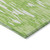 3' X 5' Lime Green And Ivory Striped Washable Indoor Outdoor Area Rug Transitional Style - Lime Green, Ivory Color