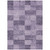 5' X 8' Purple And Lavender Geometric Washable Indoor Outdoor Area Rug - Purple, Lavender