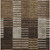3' X 5' Chocolate Ivory And Gold Striped Washable Indoor Outdoor Area Rug