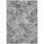 3' X 5' Gray Charcoal And Ivory Abstract Washable Indoor Outdoor Area Rug