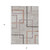 3' X 5' Taupe Charcoal And Copper Geometric Washable Indoor Outdoor Area Rug
