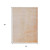3' X 5' Orange And Silver Abstract Washable Indoor Outdoor Area Rug