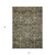5' X 8' Brown And Beige Oriental Washable Indoor Outdoor Area Rug