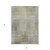 5' X 8' Taupe Beige And Brown Abstract Washable Indoor Outdoor Area Rug Transitional Style - Taupe, Beige, Brown Color