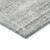 5' X 8' Silver Gray And Charcoal Abstract Washable Indoor Outdoor Area Rug - Silver, Gray, Charcoal