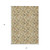 5' X 8' Beige Tan And Taupe Geometric Washable Indoor Outdoor Area Rug