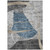 3' X 5' Blue Gray And Charcoal Abstract Washable Indoor Outdoor Area Rug