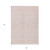 3' X 5' Pink And Gray Geometric Washable Indoor Outdoor Area Rug