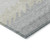 3' X 5' Silver Gray And Beige Striped Washable Indoor Outdoor Area Rug