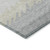 3' X 5' Silver Gray And Beige Striped Washable Indoor Outdoor Area Rug