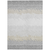 3' X 5' Silver Gray And Beige Striped Washable Indoor Outdoor Area Rug